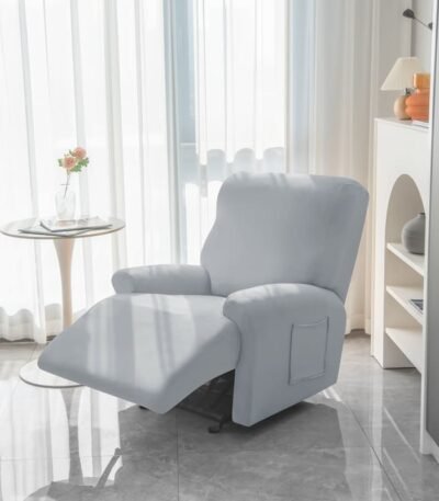 Housse de Fauteuil Relax Gris Clair 343