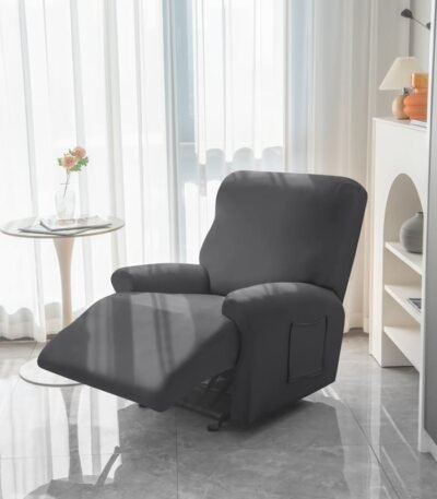 Housse de Fauteuil Relax Gris Foncé 344