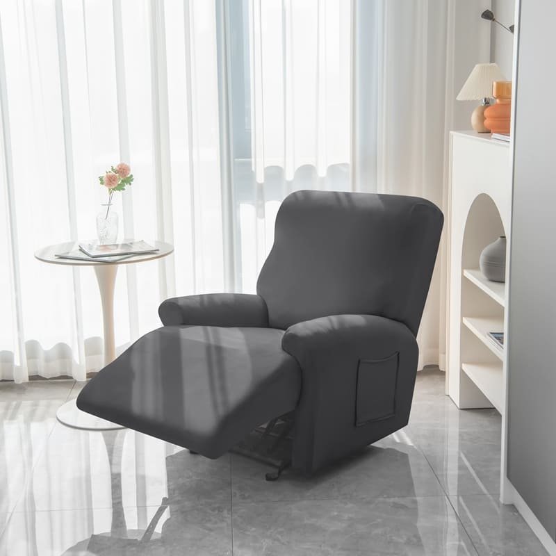 Housse de Fauteuil Relax Gris Foncé 344