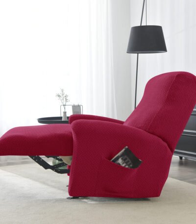 Housse de Fauteuil Relax Microfibre Bordeaux 317