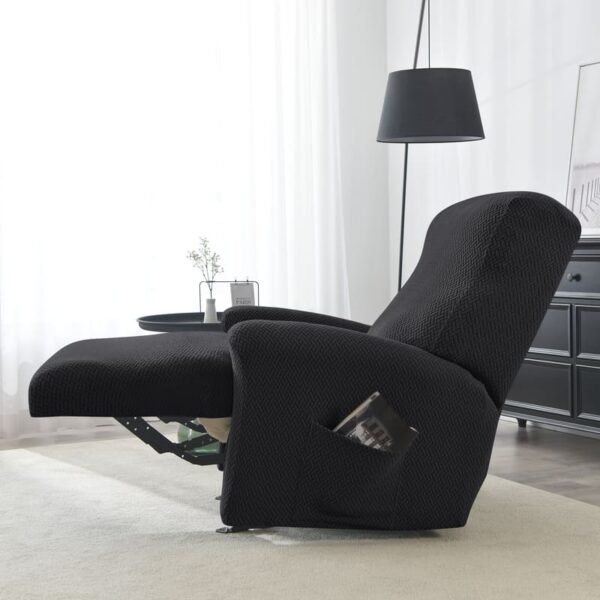 Housse de Fauteuil Relax Microfibre Noir 316