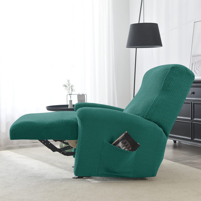 Housse de Fauteuil Relax Microfibre Vert Sapin 312