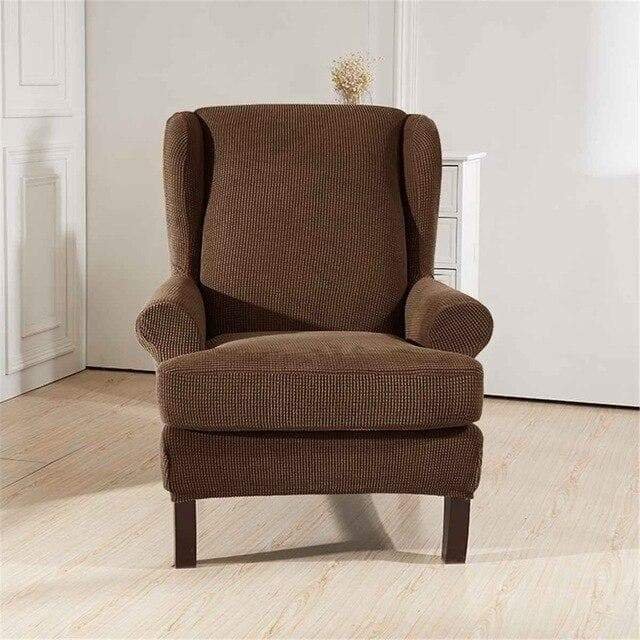 Housse Fauteuil Wingback Café 332